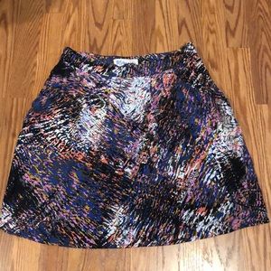Multicolored “Parella” silk skirt
